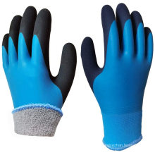 -50 Degree Cold Resistant Polyester Acrylic Double Lined Latex Coated Best Waterproof Winter Work Gloves
